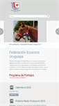 Mobile Screenshot of federacionecuestreuruguaya.com.uy